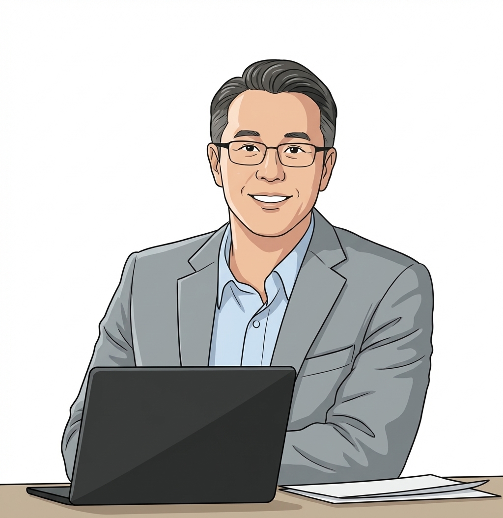 株式会社バンコム 代表のイラスト