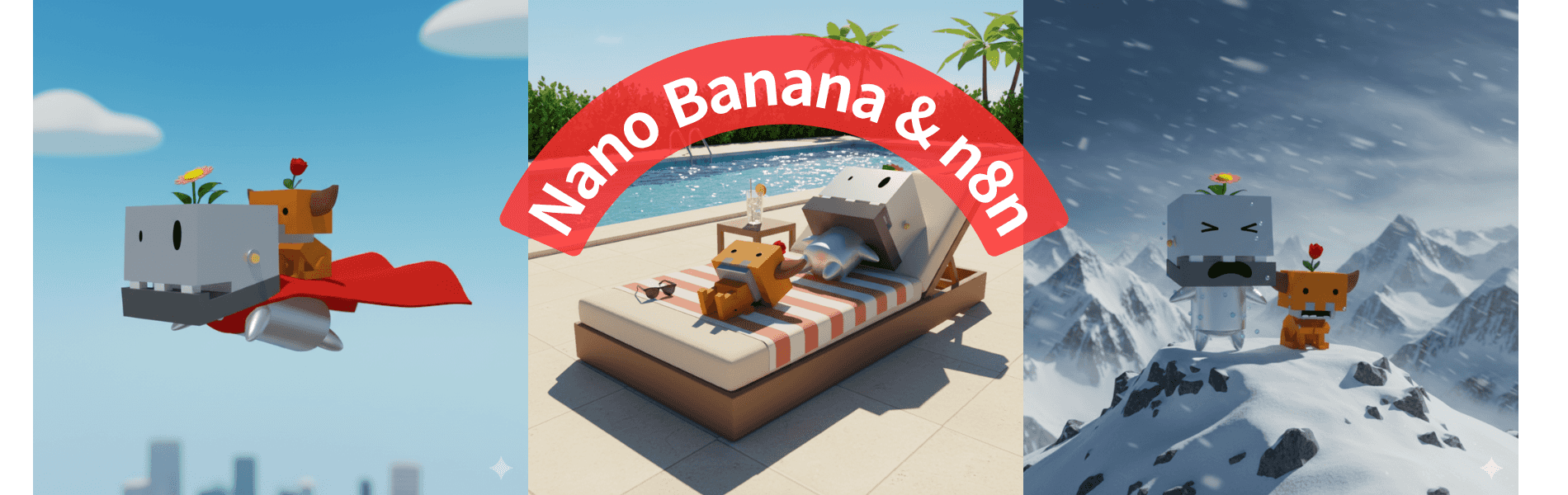 n8nでNano Bananaキャラクター固定画像生成を自動化する方法